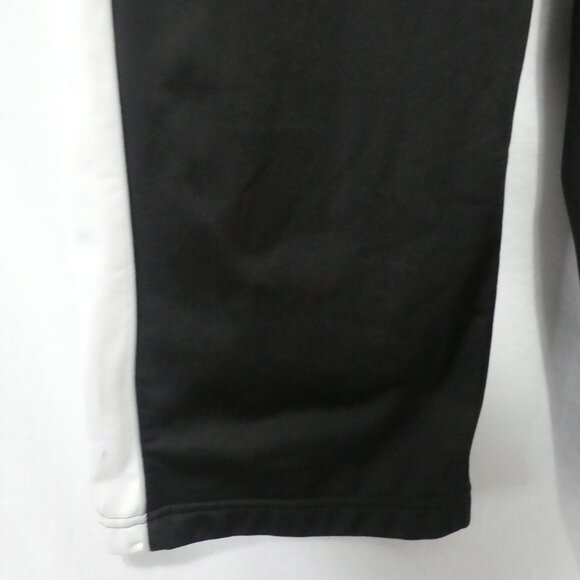 PUMA | large | Black Exercise Pants | Side White and Silver Stripes | Pockets - Picture 8 of 16